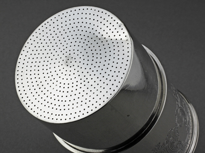 Rare Victorian Silver Coffee Percolator - Walter Morisse